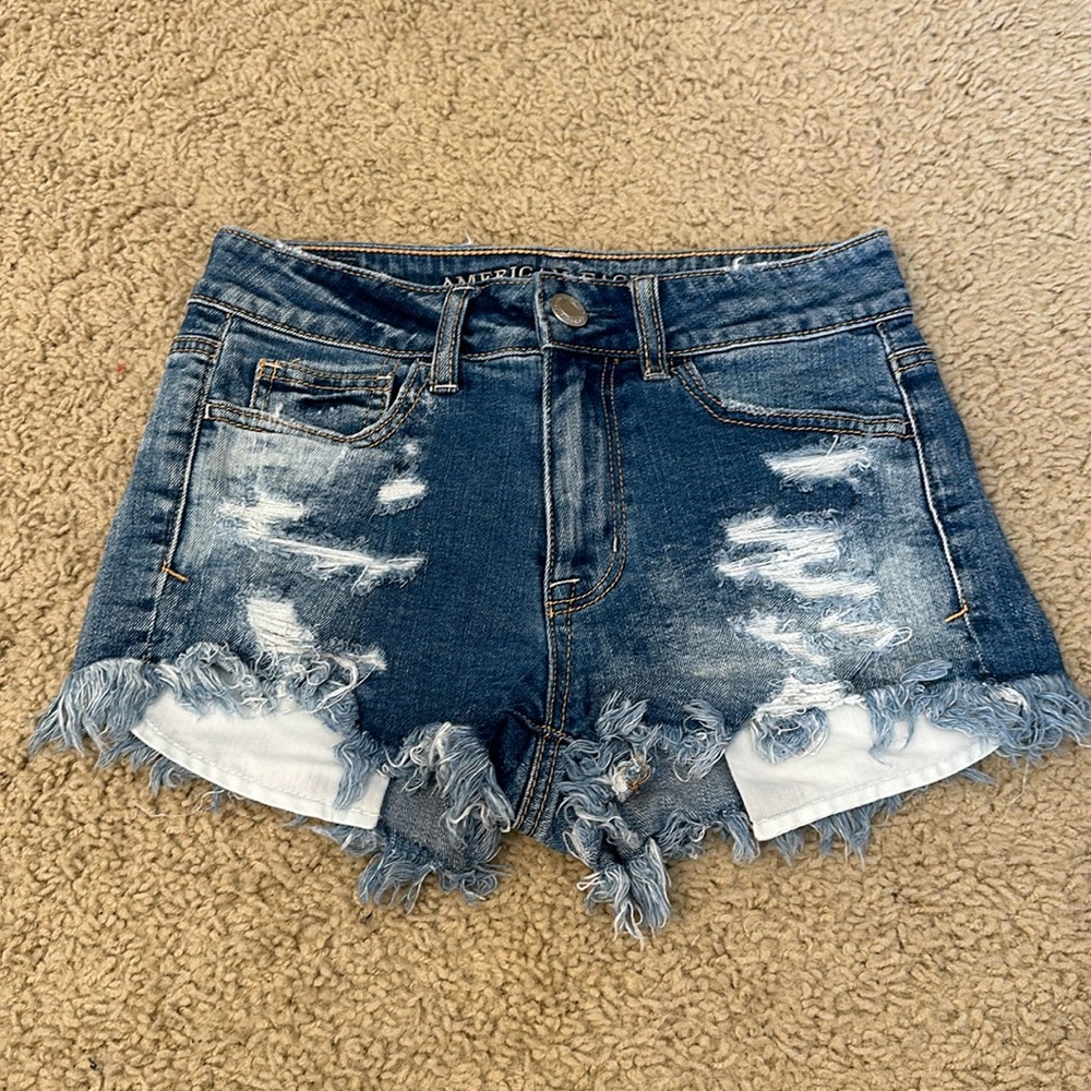 American Eagle Outfitters High Rise Denim Shorts